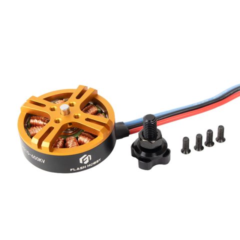 FlashHobby D4215 650KV Brushless DC Motor 4-6S 42x15mm