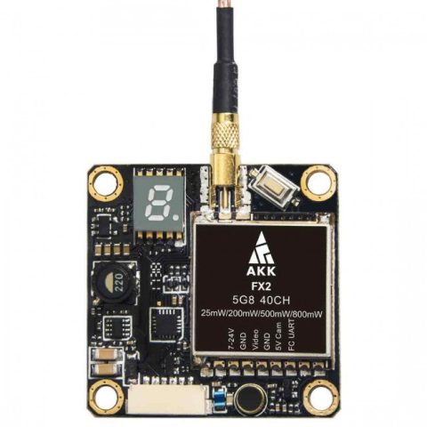 AKK FX2 VTX 5.8GHz 40CH 25/200/500/800mW OSD Betaflight