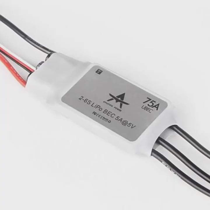 T-Motor AT75A-UBEC Fixed-Wing ESC 2-6S 75A