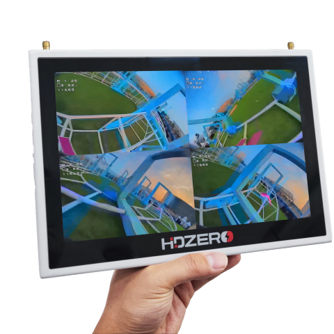 HDZero Quad Viewer FPV Monitor 10.1" 1800nit 4-Feed