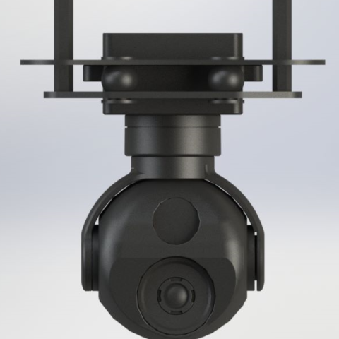 TOPOTEK DYK290G207 двойной свет 1080P + 256 тепловизор мини-подвес 180г