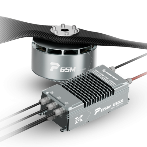 Hobbywing P65M High Voltage Heavy Lift Drone Motor 130kg Thrust