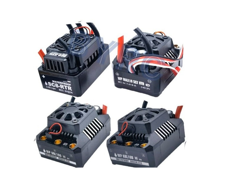 Hobbywing Waterproof 25A 50A 60A 80A 100A 120A 150A 160A 200A Brushless ESC for RC Car