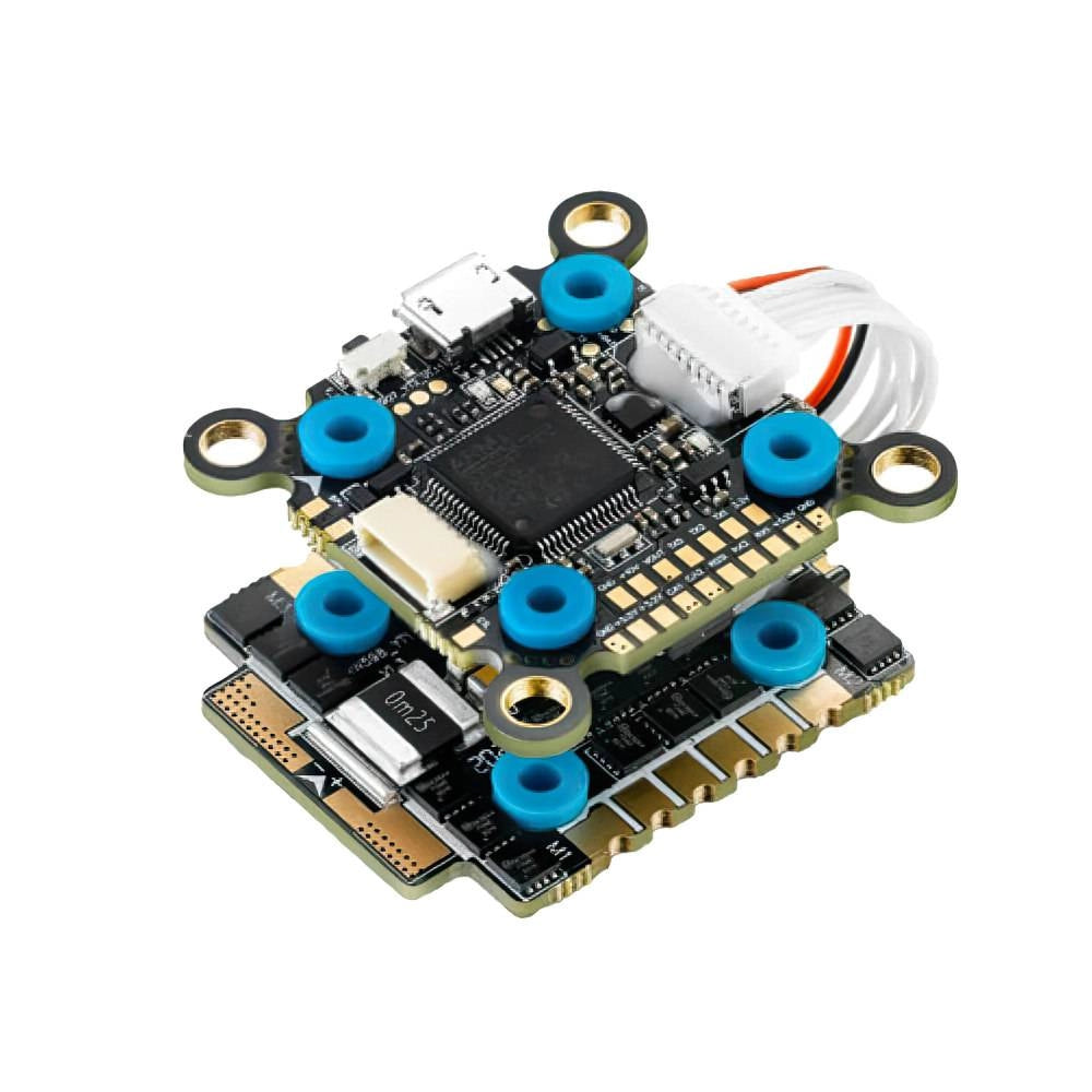 Hobbywing XRotor F7 FC + 65A 30x30mm Комбинированный стек 4-в-1 ESC FPV, AM32, DJI ​​Plug & Play