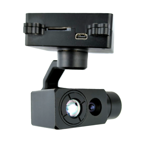TOPOTEK KHP335G609 двойной свет 1080P + 640×512 тепловизор подвес 120г