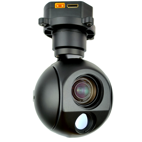 TOPOTEK KHY10G613 двойной свет 10x EO + 640×512 IR тепловизор подвес