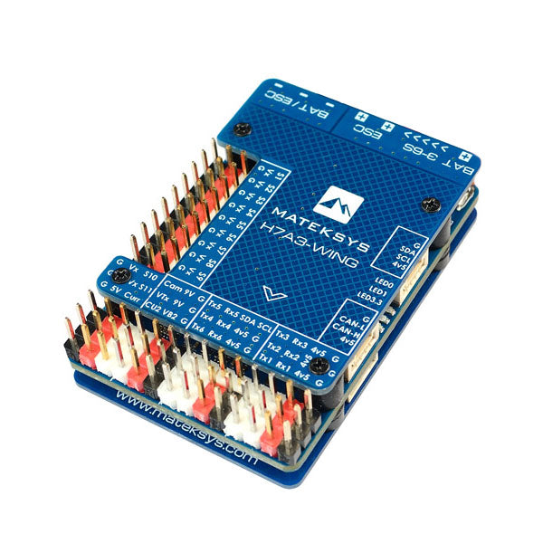 MATEK H7A3-WING Контроллер полета 3-6S с OSD, MicroSD, монитором питания I2C для самолетов