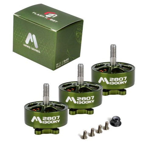 4x FlashHobby Mars M2807 1300KV 3-6S Brushless Motors 5mm Shaft