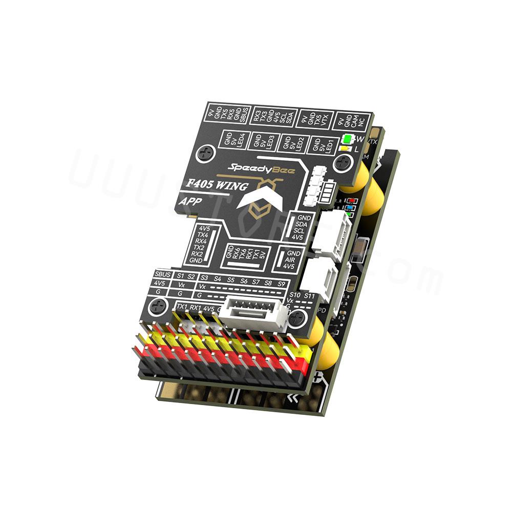 Приложение SpeedyBee F405 WING APP ArduPilot INAV 2-6S Контроллер полета для радиоуправляемого мультироторного самолета-дрона с фиксированным крылом