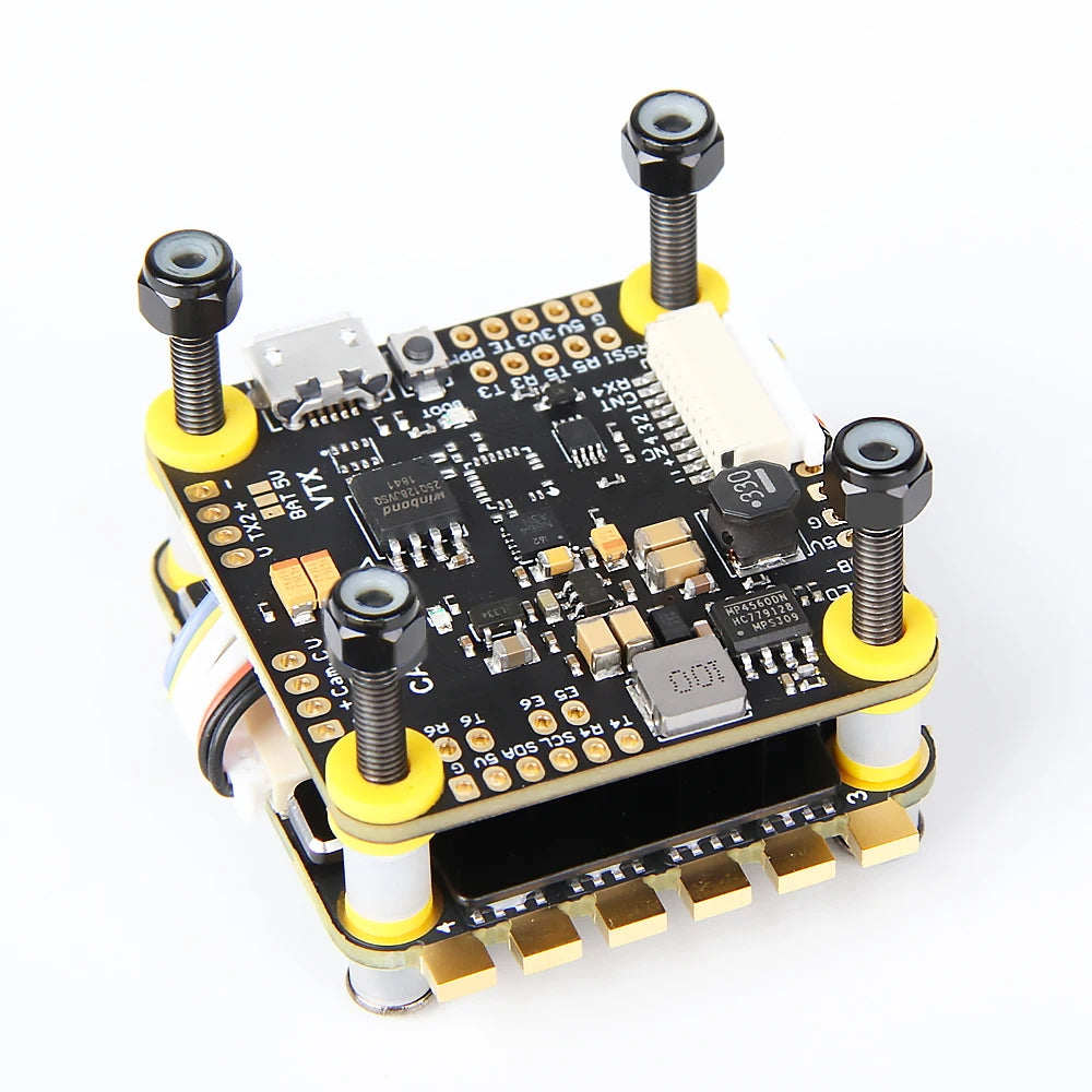 T-motor F7 HD Stack - контроллер полета F7 HD для + F55A Pro II ESC для FPV RC Drone Freestyle Racing Quadcopter