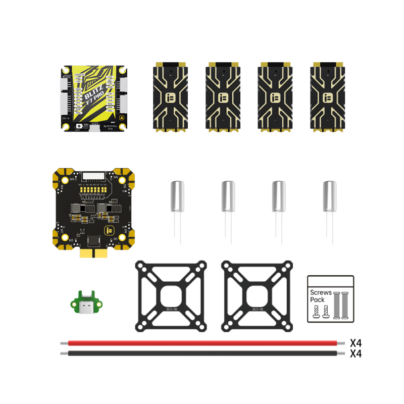 iFlight BLITZ F7 Pro Combo Set with BLITZ E80 Single ESC for FPV