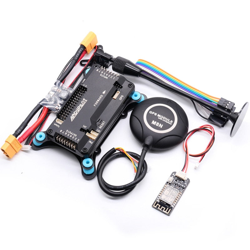 APM2.8 Контроллер полета APM 2.8 Ardupilot + M8N GPS Встроенный компас + подставка gps + амортизатор для радиоуправляемого квадрокоптера-мультикоптера