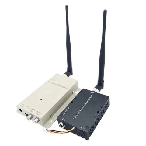 1.2GHz 5000mW 1.2G 5W беспроводной AV передатчик с приёмником