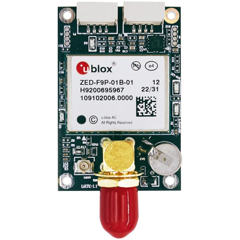 ZED-F9P-01B-01 RTK GNSS/GPS Receiver Board High Precision Multi-Band Module