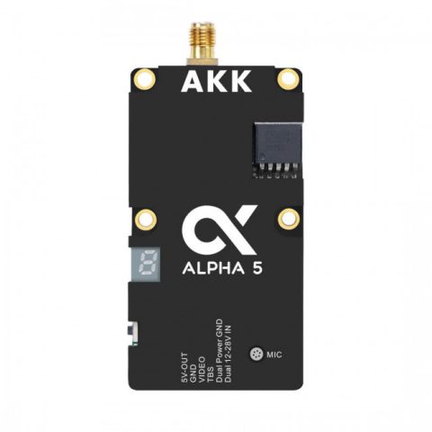 AKK Alpha 5 5W VTX 5.8GHz 80CH переключаемый