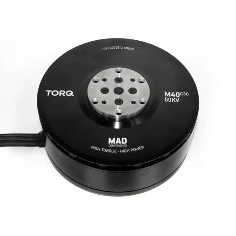 MAD TORQ M40C30 50KV Brushless Motor Paramotor 24S 70kg Thrust