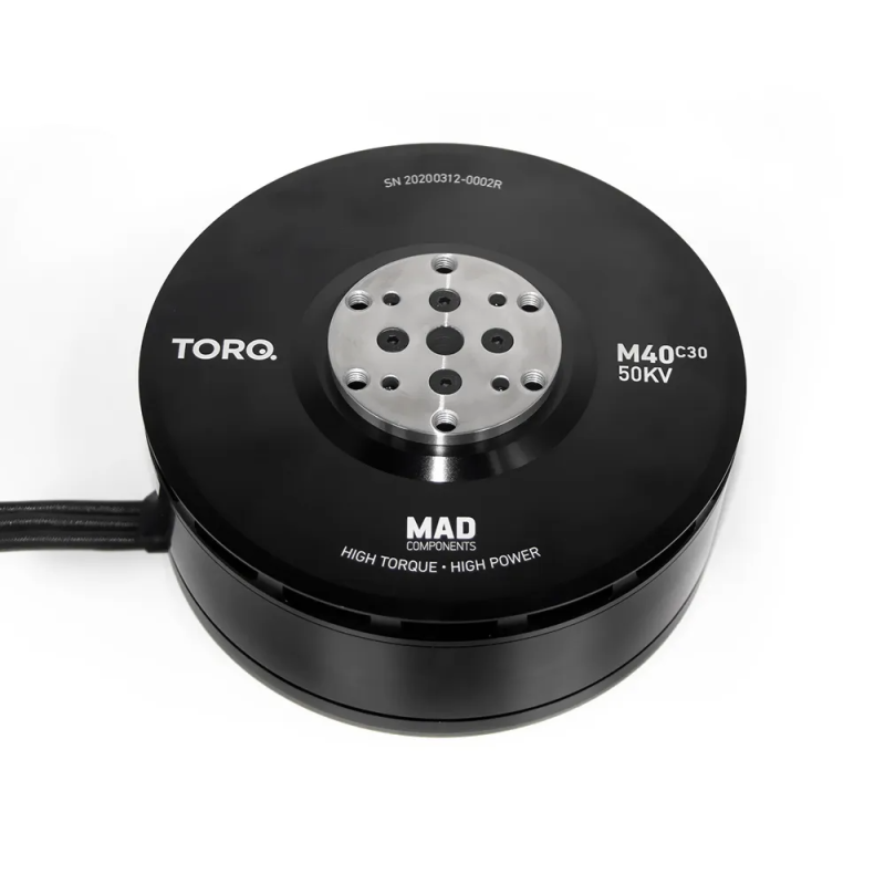 MAD TORQ M40C30 50KV Brushless Motor Paramotor 24S 70kg Thrust